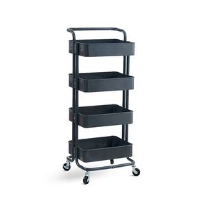 Beauty Salon Rack Bathroom Trolley Mobile Simple <b>Drawing</b> Room Kitchen Finishing Shelf Living Room <b>Storage</b> Trolley - Product Image 6