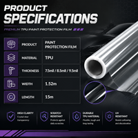 Grosir ODKO Ultra Glossy 1.52*15M Roll TPU Car Vinyl Wrap Film Transparan Aksesoris Kendaraan Alat Elektronik Spoiler Mobil