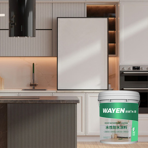 WF-300 Poliüretan Su Yalıtım Kaplaması İki Bileşenli Reaksiyonla Kürlenen Dikişsiz Güçlü Hava Koşullarına Dayanıklı Kendinden Yayılan Boya - Product Image 4