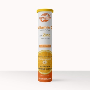 Tabletas Efervescentes de Vitamina C 1000mg, Venta al por Mayor, Personalizables, Refuerzo Inmunológico con Zinc para Adultos, 40 Unidades - Product Image 1