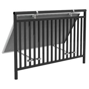 Kit pemasangan balkon dengan braket kait, Set braket Panel surya pemasangan cepat untuk 2 modul PV Mini Off-Grid - Product Image 4