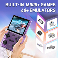 Konsol Game Genggam K36 64G Permainan Video Klasik Layar 3.5 Inci Retro Klasik R36S Pemain Game Genggam Konsol Video Game
