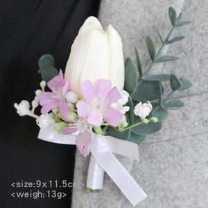 웨딩 신부와 신랑 코사리지 사업 축하 캐롤 웨딩 용품 사진 촬영을위한 스튜디오 소품 - Product Image 2