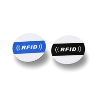 Etiqueta NFC programable de impresión personalizada, etiqueta NFC inteligente redonda de 25mm para teléfono Android