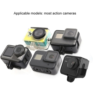 TUYU Motosiklet Kask Çene Aksiyon Kamerası Cep Telefonu Montaj Braketi Siyah Braket - Product Image 6