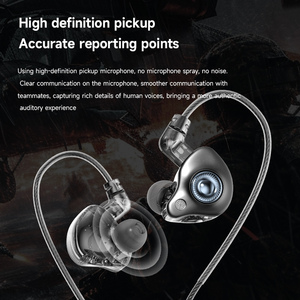 Auriculares Deportivos con Cable, Auriculares Intrauditivos, Auriculares Estéreo HiFi, Cable Desmontable con Micrófono, Tipo C, 3.5 mm - Product Image 4