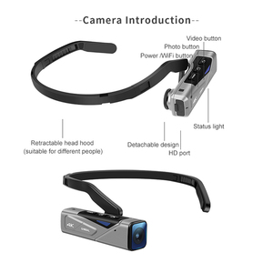 Thiết Bị Chống Rung 4K/60fps 4K/30 Khung Hình/Giây Tự Động Máy Quay <span class=keywords><strong>WiFi</strong></span> DV Chống Rung Chống Nước Gắn Đầu PTZ AF Máy Quay Vlog - Product Image 5