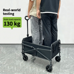 Carrito de Camping Plegable Liveer Nuevo OEM de Tamaño Pequeño, Capacidad de 120L, Tela Gruesa de 600D, Diseño de Apertura Trasera <span class=keywords><strong>para</strong></span> <span class=keywords><strong>Jardín</strong></span> - Product Image 3