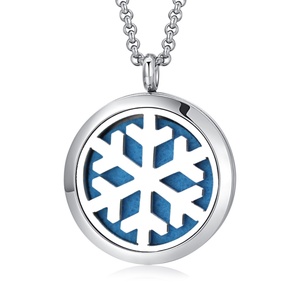 New Arrival Stainless Steel Trendy <b>Cross</b> Pendant Aroma Essential Oil Diffuser Necklace for Anniversary - Product Image 6