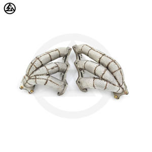 Collecteurs d'échappement sportifs CSZ Porsche 911 992 Turbo/Turbo S 3.8TT avec bouclier thermique pour compétition - Product Image 5