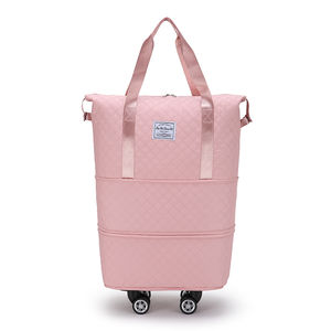 Bagage pliant, roues pivotantes, <span class=keywords><strong>sac</strong></span> de voyage pour femme, grande capacité, extensible, léger, portable et <span class=keywords><strong>sac</strong></span> de maternité - Product Image 2