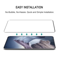 Film de protection en verre trempé 9H HD 3D à bords incurvés pour Xiaomi Mi 11 Ultra, colle intégrale, vente en gros