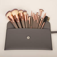 Pinceaux de maquillage 15 pièces, logo personnalisé, haute qualité, pour les yeux et les lèvres, ensemble de pinceaux de maquillage avec seau, pinceaux de maquillage professionnels