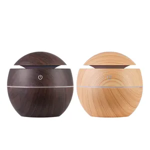 Kinscoter Home Use Wood 130ミリリットルUltrasonic Air Humidifiers Purifier Usb Diffuser Mini Room Air Humidifier Home