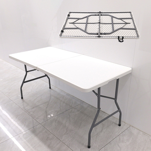 Nhà Máy bán hàng trực tiếp của bên bàn ghế, có thể điều chỉnh gấp bảng, hình chữ nhật nhựa xách tay gấp bảng - Product Image 5