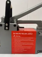 Nouvelle machine à souder par points portable 1,5 KVA 220 V pour tôles métalliques, aluminium, acier au carbone, garantie 1 an