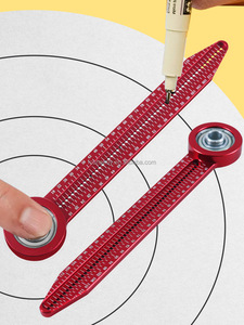 Boussole de dessin pour le travail du bois de qualité industrielle règle à trous circulaires avec outil de marquage de hauteur outil de dessin personnalisable ODM - Product Image 3