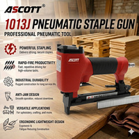 Agrafeuse pneumatique pour tapisserie 1013J 7/16" Crown avec système anti-blocage, pour agrafes de 6-13 mm, fil fin 20GA, pistolet agrafeur pneumatique pour bois