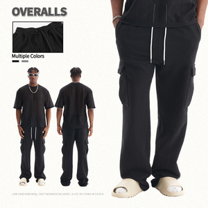 <span class=keywords><strong>Pantaloni</strong></span> <span class=keywords><strong>Cargo</strong></span> Streetwear di alta qualità da <span class=keywords><strong>uomo</strong></span> elastici <span class=keywords><strong>con</strong></span> chiusura a <span class=keywords><strong>vita</strong></span> <span class=keywords><strong>con</strong></span> cordoncino e polsini da <span class=keywords><strong>uomo</strong></span> <span class=keywords><strong>pantaloni</strong></span> <span class=keywords><strong>Cargo</strong></span> - Product Image 1