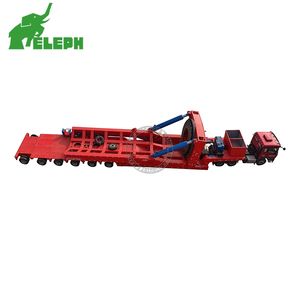 Semi-remorque à plateau surbaissé extensible de 17 m à 102 m pour le <span class=keywords><strong>transport</strong></span> de pales éoliennes de 150 tonnes - Product Image 3
