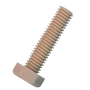 M3 - M16 High Strength High Temperature Resistance PEEK Plastic Hex Bolts Panti-corrosion Plastic Hex Screws