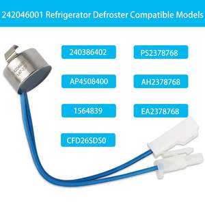 242046001, 1564839 Termostato de descongelación del refrigerador, para <span class=keywords><strong>Electrolux</strong></span>, piezas de repuesto Frigidaire 240386402, AP4508400 - Product Image 6