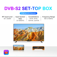 Récepteur satellite arabe d'origine usine, boîtier TV IP en plastique, 12 mois, numérique HD GX6605H, compatible CC CAM