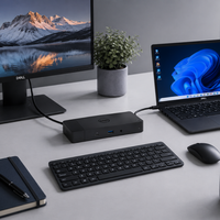 Base de Conexión Thunderbolt 3 Tipo C WD19TB con Adaptador de CA de 130W para Laptop - En Stock