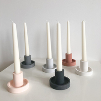 Bougeoirs en céramique, 7 couleurs uniques, pour mariage, décorations de table, design moderne, lanternes