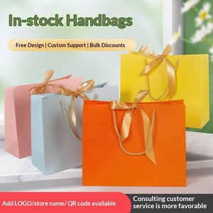 Bolsas de Papel Personalizadas Biodegradables para Tiendas de Ropa, Bolsas de Regalo con Lazo, Bolsas de Papel de Alta Gama para Supermercados, Impresión Personalizada - Product Image 3