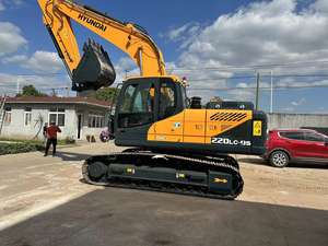 Excavadora de Orugas Usada en Existencia HYUNDAI R215-9 R220-9S de 20 Toneladas con Componentes de Caja de Cambios Principales, Rodamiento 215-7 215VS - Product Image 2