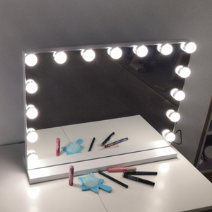 Habitación Luz de <span class=keywords><strong>LED</strong></span> de espejo de pared montado y bombillas regulables maquillaje vanidad <span class=keywords><strong>Hollywood</strong></span> espejo con <span class=keywords><strong>luces</strong></span> - Product Image 4