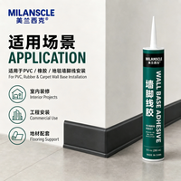 Colle acrylique pour plinthes et bordures de sol – Fixation écologique haute adhérence pour travaux intérieurs