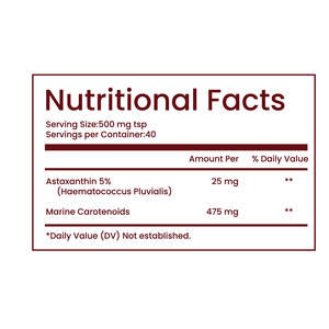 Polvere di Astaxantina Pura Biologica HUAQING |   Potente Integratore Antiossidante Naturale in Confezioni Ecologiche - Product Image 3