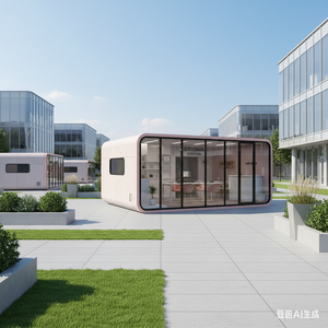 Casa Contenedor Comercial con Pared de Cortina de Vidrio Modular - Product Image 6