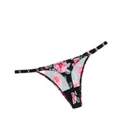 Strings et tangas sexy transparents pour femmes, culottes bikini taille basse, style sexy Bf Pictures Vs G-string Thong