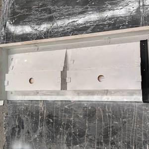 Luxury High Quality Glossy Beige Cappuccino Dolomite <b>Marble</b> Modern Bathroom Vanities OEM/ODM Polished Surface Wholesale - Product Image 4