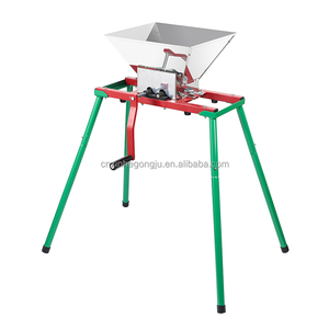 Presse manuelle 7L en acier inoxydable pour fruits et légumes, avec boîte de vitesses et support, pour <span class=keywords><strong>cidre</strong></span>, jus et vin - Product Image 4