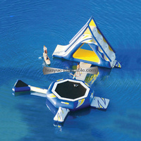 Parc aquatique gonflable commercial modulaire en PVC pour piscine, parcours d'obstacles aquatiques pour divertissement en plein air