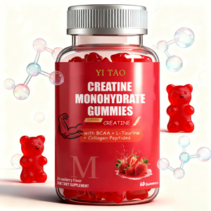 <b>Creatine</b> Monohydrate Gummies for Men Women Muscle Recovery Pre Workout Chewable Supplement Manufacturer Wholesale - Product Image 2