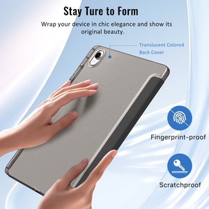 Étui <span class=keywords><strong>MoKo</strong></span> Frosted Translucent Back Shell Slim Light Trifold pour Samsung Galaxy Tab S11 2025 - Product Image 5
