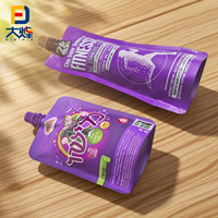 Sachets souples à bec verseur pour jus de fruits pour bébés, haute qualité, différentes spécifications, en plastique, pour aliments