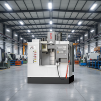 Mini-fraiseuse CNC automatique VMC 16T BT40 à broche unique, magazine d'outils, guidage linéaire
