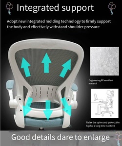 Venta al por mayor el <span class=keywords><strong>mejor</strong></span> diseño giratorio de trabajo de plástico de malla ejecutiva <span class=keywords><strong>silla</strong></span> de oficina ergonómica - Product Image 5