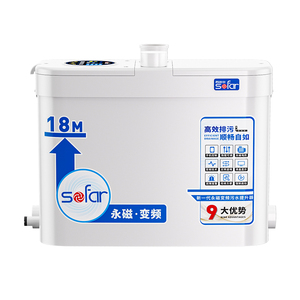 Sofar W18C <span class=keywords><strong>Pompe</strong></span> <span class=keywords><strong>de</strong></span> levage automatique des <span class=keywords><strong>eaux</strong></span> <span class=keywords><strong>usées</strong></span> des toilettes pour le sous-sol <span class=keywords><strong>de</strong></span> la villa à haute pression pour la salle <span class=keywords><strong>de</strong></span> bain - Product Image 1