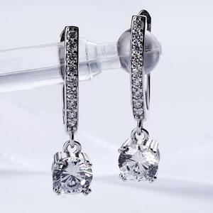 Pendientes de Zirconia de Alta Gama, Elegantes y Modernos, Llenos de Circonitas, Joyería de Moda para Fiestas - Product Image 3
