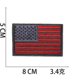 Bandera americana bordado tela hierro en parches planchado <span class=keywords><strong>NASA</strong></span> calavera ropa parche pegatina - Product Image 4