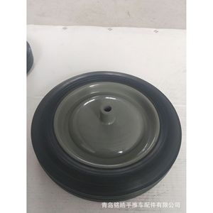 Qingdao Minghao 10 Inch Solid Rubber Caster Wheel Firm Gray Industrial <b>For</b> <b>Tool</b> <b>Carts</b> - Product Image 2