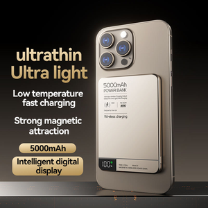 Yudong 2025 – Batterie externe magnétique ultra-fine en alliage d'aluminium, 5000 mAh et 10000 mAh – Meilleures ventes - Product Image 5