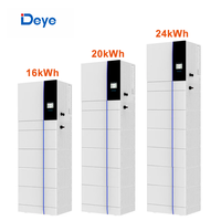 Deye ESS GB-SCL 102.4V 40AH Batterie au lithium HV Centrale électrique empilable tout-en-un 16kWh Batterie LiFePO4 pour système solaire domestique